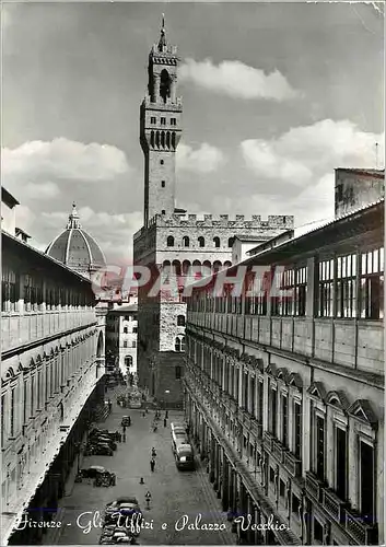 Moderne Karte Firenze Gli Uffizi e Palazzo Vecchio