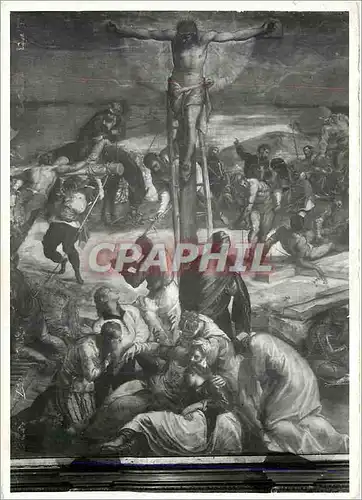Cartes postales moderne Venezia Scuola Grrande di San Rocco tintoretto La crocifissione Particolare Christ