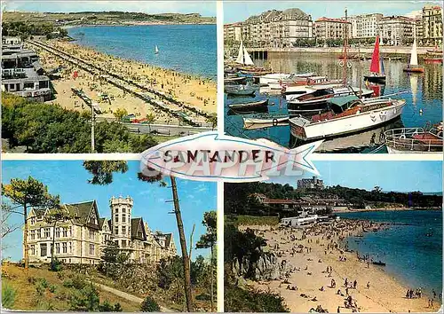 Cartes postales moderne Santander Bateaux