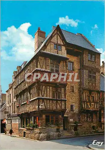 Cartes postales moderne Bayeux (Calvados) Vieille Maison a Colombages du XIVe Siecle rue Saint Martin