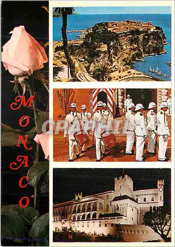 Cartes postales moderne Principaute de Monaco Souvenir de Monaco Militaria