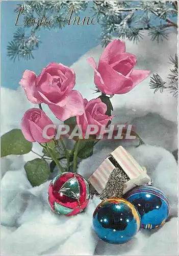 Moderne Karte Bonne Annee