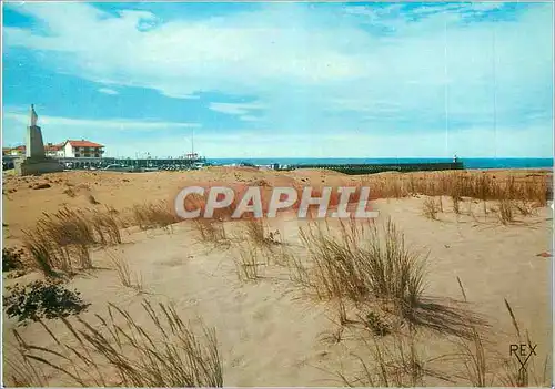 Moderne Karte Hossegor Capbreton Les Dunes et la Vierge