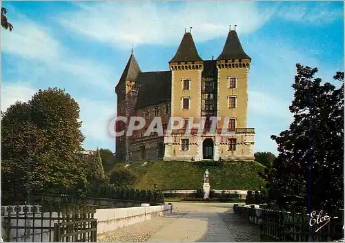 Moderne Karte Pau Le Chateau Henri IV La Facade sur les Jardins