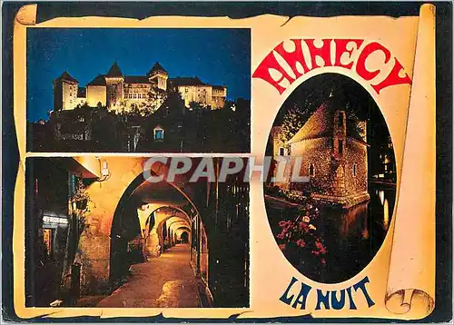 Cartes postales moderne Annecy (Hte Savoie) La Nuit