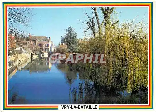 Cartes postales moderne Ivry La Bataille Eure Images de France Les Bords de l'Eure