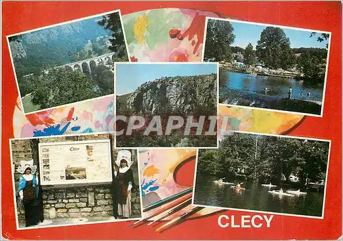 Cartes postales moderne Clecy (Calvados) Cite de repos et de loisirs Vues Diverses