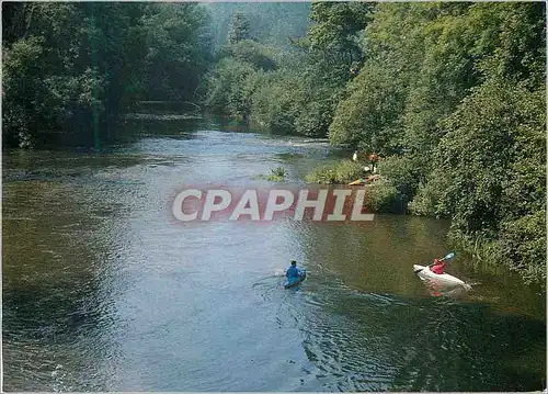 Cartes postales moderne La Suisse Normande Plaisirs du Canoie Kayak entre Le Bo et Clecy Canoe