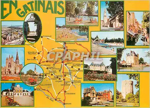 Cartes postales moderne En Gatinais Pithiviers Dordives Puiseaux