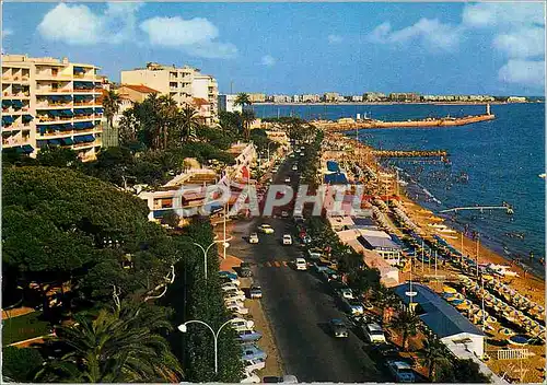Cartes postales moderne Cannes La Plage du Midi Le Boulevard
