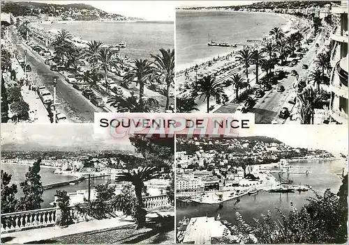 Moderne Karte Souvenir de Nice