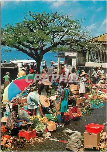 Cartes postales moderne Martinique Saint Pierre Le Marche