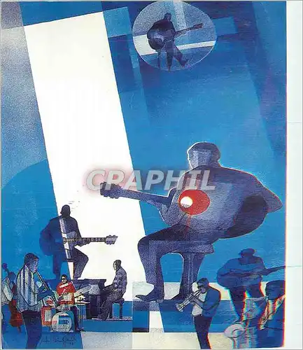 Cartes postales moderne Festival Django Reinhardt Juin 1993 Illustration de Sacha Chemkevitch