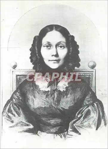 Cartes postales moderne Musee Comtesse de Segur Aube Portrait de la Comtesse de Segur par son fils Gaston Novembre 1841
