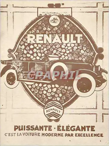 Cartes postales moderne Renault Puissante Elegante c'est la Voiture Moderne par excellence Automobile
