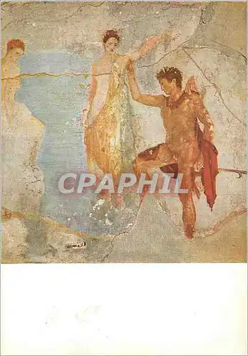 Moderne Karte Napoli Museo Nazionale Pittura Romana Perseo e Andromeda