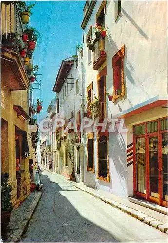 Moderne Karte Sitges C'est une rue typique