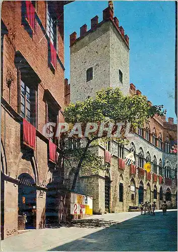 Moderne Karte Siena Palais Chigi Saracini
