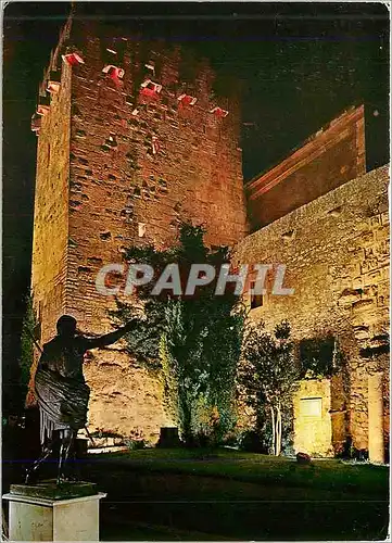 Cartes postales moderne Tarragona Costa Brava Tour de l'Archeveque Nocturne