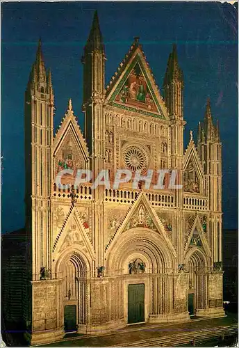 Cartes postales moderne Orvieto Le Dome (Lorenzo Maitani)