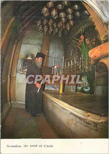 Moderne Karte Jerusalem Tombeau de Christ L'Eglise du Saint Sepulchre