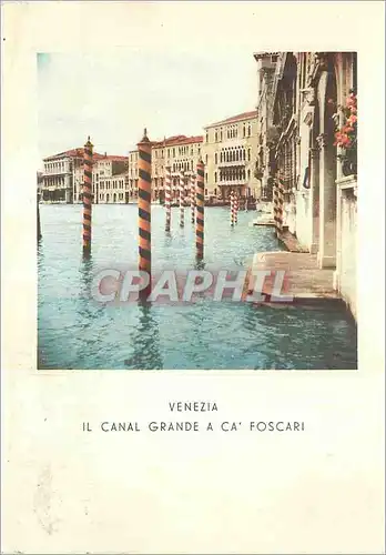 Cartes postales moderne Venezia Il Canal Grande a Ca Foscari