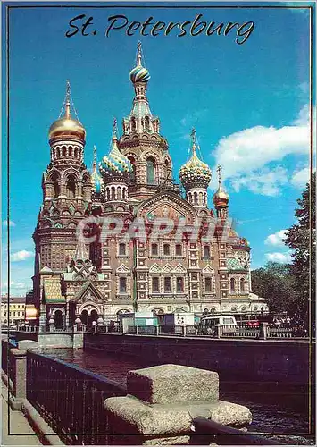 Cartes postales moderne St Petersburg The Saviour on the Blood cathedral