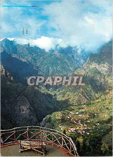 Cartes postales moderne Ilha Da Madeira Portugal Vue depuis le Belvedeere des Nonnes