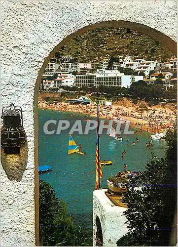 Moderne Karte Rosas (Costa Brava) 1139 Vue partielle de Canyelles Petites