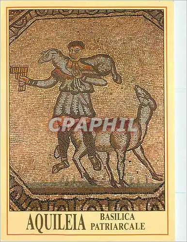 Moderne Karte Aquileia Basilica Patriarcale Mosaique du Pavement (debut du IVe Siecle) Le Bon Berger