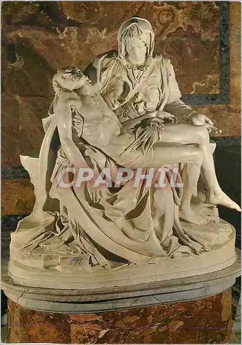 Cartes postales moderne Roma La Pieta de Michel Angel dans la Basilique Saint Pierre
