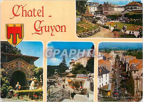 Moderne Karte Chatelguyon (Puy de Dome) alt 406 m Station Thermale Source germaine Parc et Hotel Splendid