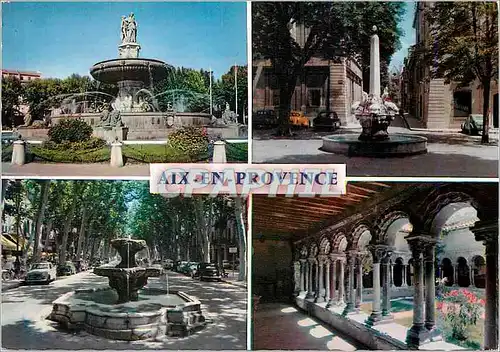 Moderne Karte Aix en Provence (B du R) Reflets de Provence