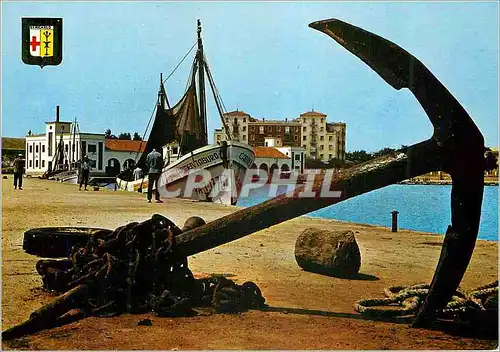 Cartes postales moderne Benicarlo vue Partielle du Port Bateaux