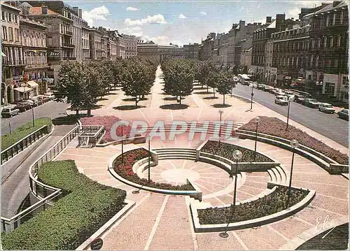 Cartes postales moderne Bordeaux les Allees de Tourny au Fond le Grand Theatre