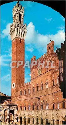 Moderne Karte Siena Palais Public