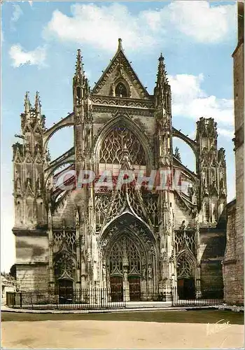 Cartes postales moderne Vendome (Loir et Cher) la Vallee du Loir la Facade Style Flamboyant du XVIe Siecle de l'Eglise d