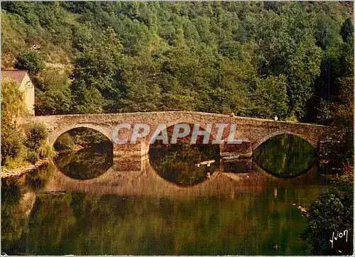 Cartes postales moderne Le Vieux Pont de Menat sur la Sioule (puy de Dome) Couleurs et Lumiere de France en Parcourant l