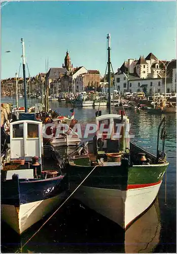 Moderne Karte Le Port du Croisic la Cote d'Amour l'Eglise et les Vieilles Maisons XVIIe siecle Bateaux de pech