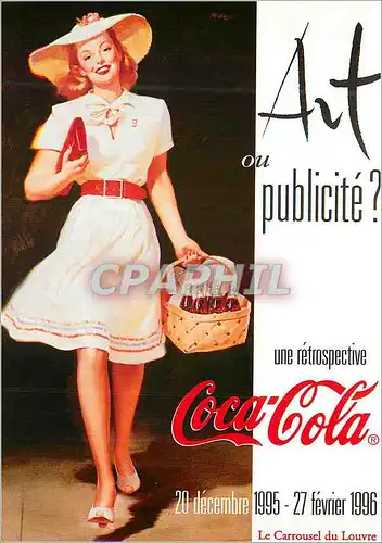 Cartes postales moderne Art ou Publicite une Retrospective Coca Cola