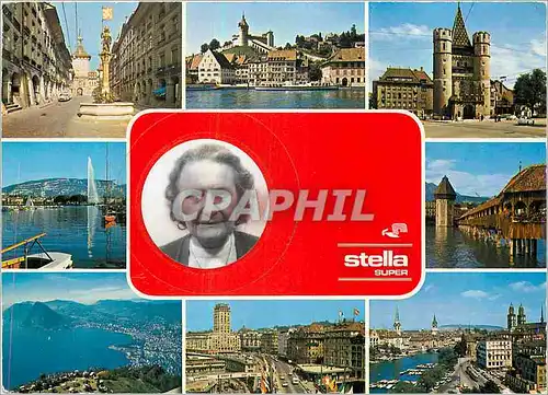 Cartes postales moderne Bern Schaffhausen Basel Geneve Luzern Lugano Lausanne Zurich