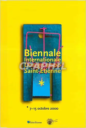 Cartes postales moderne Biennale Internationale Design 2000 Saint Etienne 7 au 15 Octobre 2000