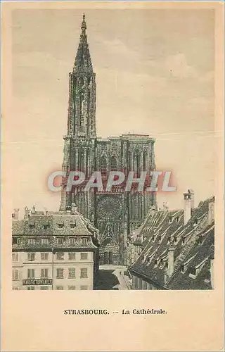 Cartes postales Strasbourg la Cathedrale