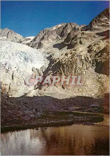 Cartes postales moderne Masif de l'Oisans Refuge du Glacier Blanc 2550m