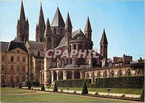 Moderne Karte Caen (Calvados) l'Abbaye aux Hommes Eglise Saint Etienne (XIIe siecle)