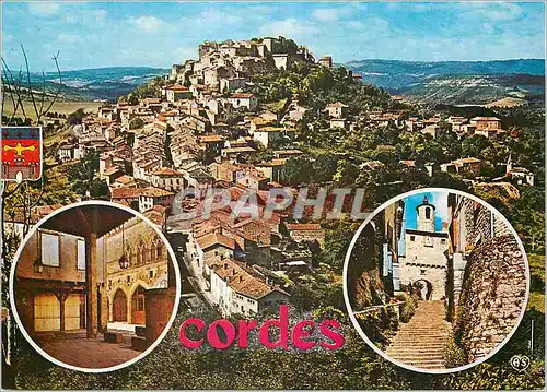 Cartes postales moderne Cordes (Tarn) Cite Moyenageuse Fondee en 1222par le Comte de Toulouse