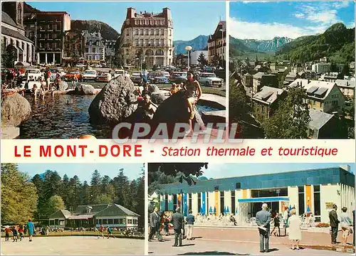 Moderne Karte Le Mont Dore (Puy de Dome) Station Thermale et Touristique Place des Moulins