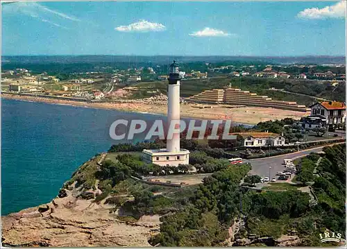 Cartes postales moderne Biarritz le Phare et la Plage de la Chambre d'Amour (Anglet)