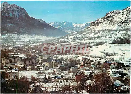 Cartes postales moderne Briancon les Casernes les Grandes Alpes en Hiver