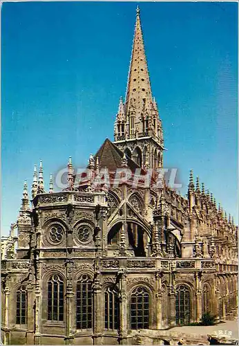 Moderne Karte Caen Abside de l'Eglise St Pierre XIIIe Siecle